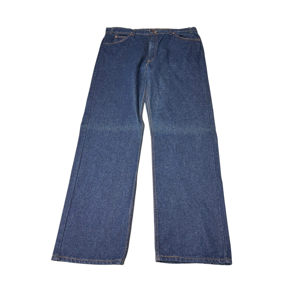 Vintage 90s Levis 505 Orange Tab Jeans Dark Wash Mens W42 L32 Straight Leg USA